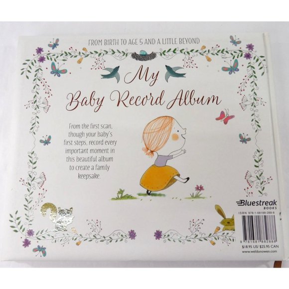 Baby Memory Book Birth to Age 5 Bluestreak Books NEW - Picture 5 of 5